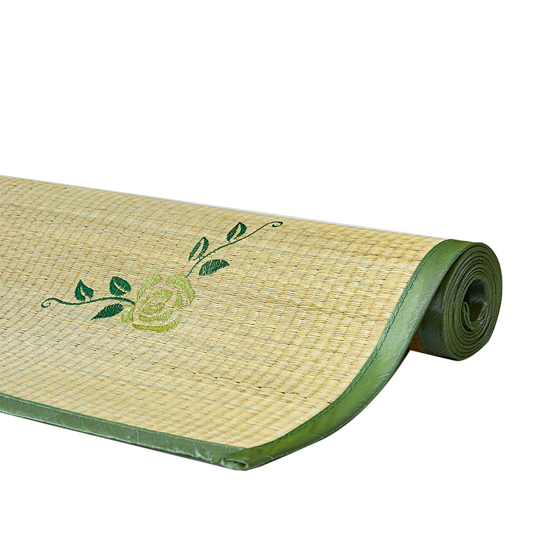 Traditional Style Straw Mat Household Rattan Mat Foldable Bamboo Mat 1.95m Student Dormitory 90 Factory Direct Sale