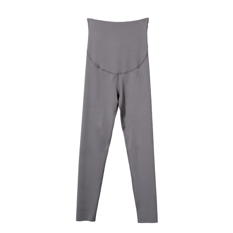 Pregnant Women's Leggings Spring and Autumn New Slim-fit Fashionable Naked Slim Ankle-length Pants High Elastic Abdominal Outer Wear Autumn Thin