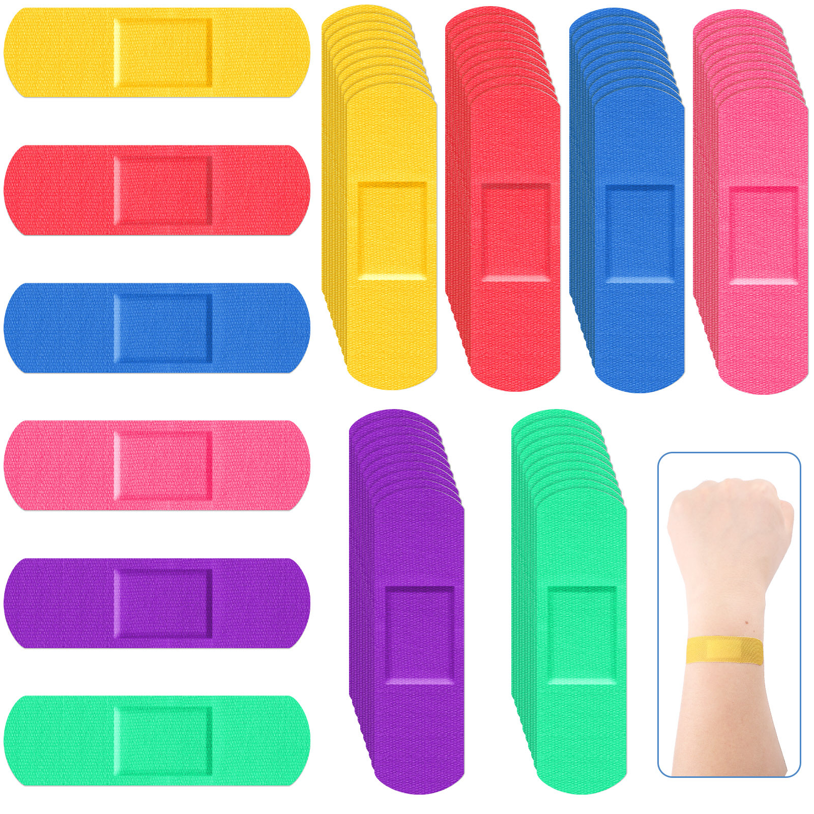 Cross-border children's cartoon band-aid multi-pattern specifications colorful cute wound care waterproof wound Band-Aid