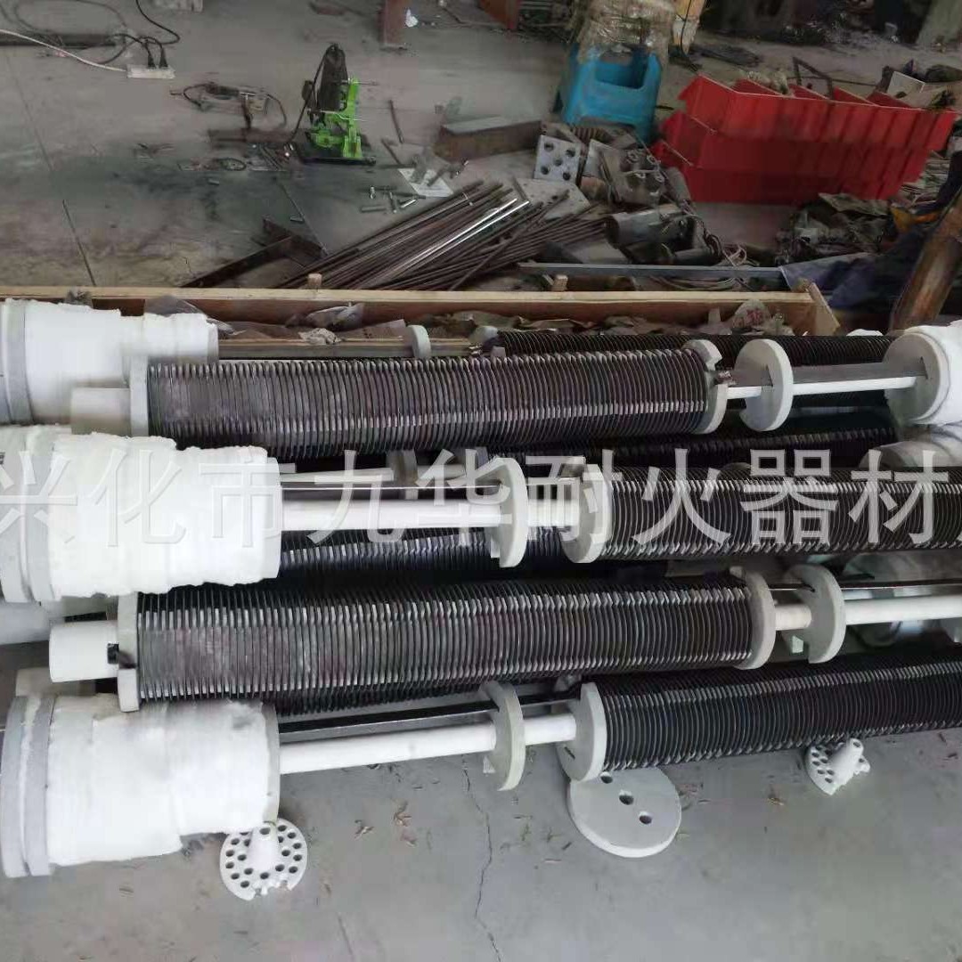 Special Ceramic Radiation Tube for Industrial Furnaces High Temperature Treatment Heating Tube Silicon Carbide Radiation Tube Resistant to Sulfide Corrosion