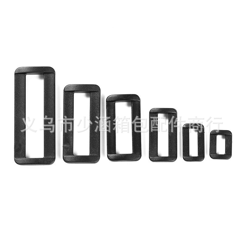 Фабрика 11~51мм пластиковая пряжка для багажа, пряжка для регулировки, вторая пряжка, длинная квадратная пряжка