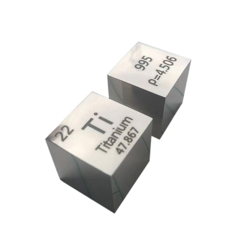 Periodic Table of Chemical Elements Physical Ornaments Metal Element Block Cube Element Collection Specimen Tungsten Titanium Silicon Copper Zinc