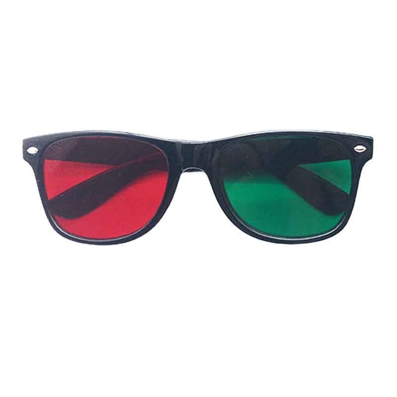 Visual function inspection training red and green glasses four-point lamp four-hole lamp fusion debonding special clip red and green glasses