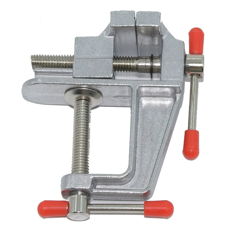 Mini Multifunctional Household Vise, Mini Bench Vise, Workbench Aluminum Alloy Small Vise, Woodworking Fixed Clamp