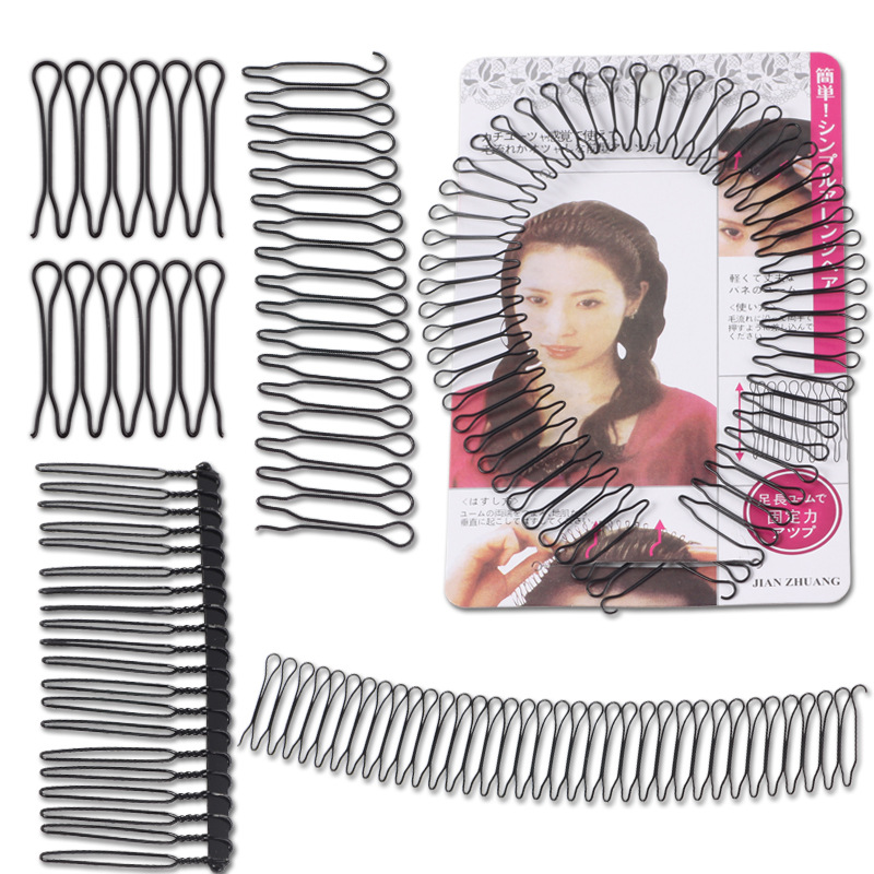 Корейская заколка для челки, инструмент для укладки волос, зажим для челки, невидимая расческа, зажим для волос