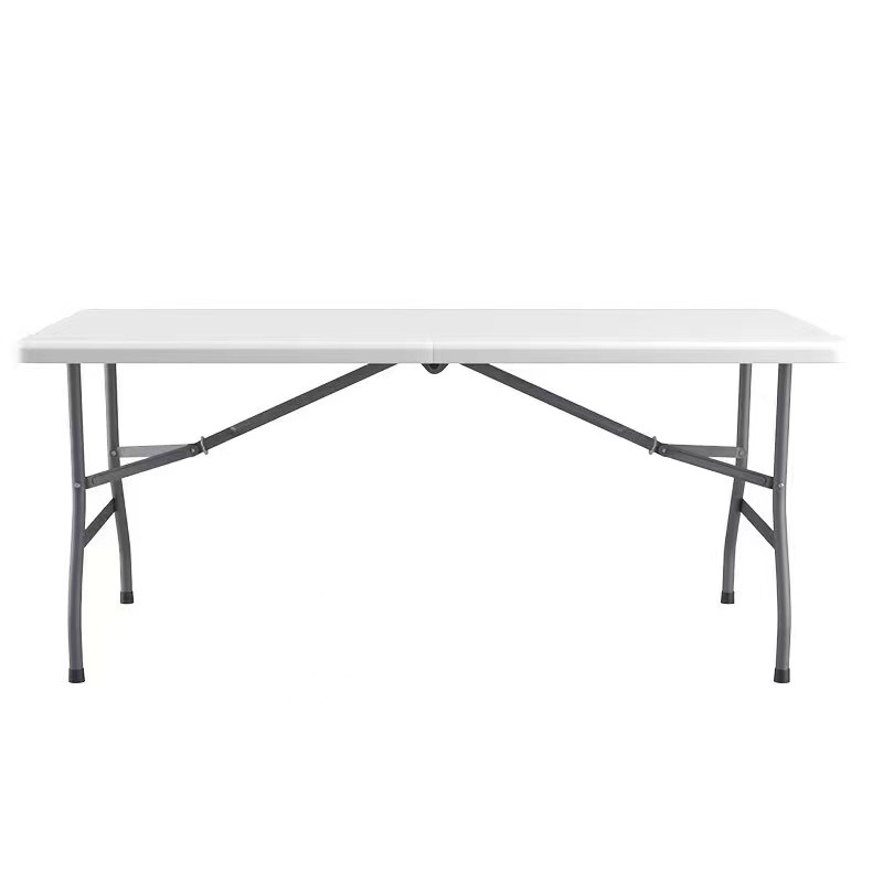 Outdoor Folding Table Night Market Plastic Long Table Portable Training and Learning Conference Table Rental House Simple Dining Table
