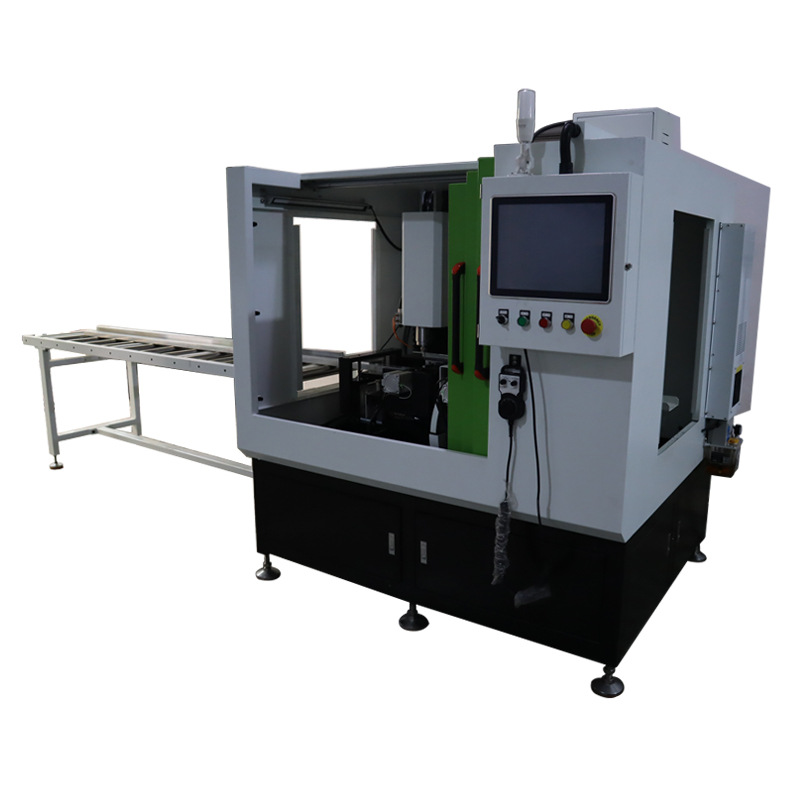 Aluminum Profile Fully Automatic Cutting and Drilling Machine Drilling, Tapping, Chamfering and Cutting 6m Profiles in One Step