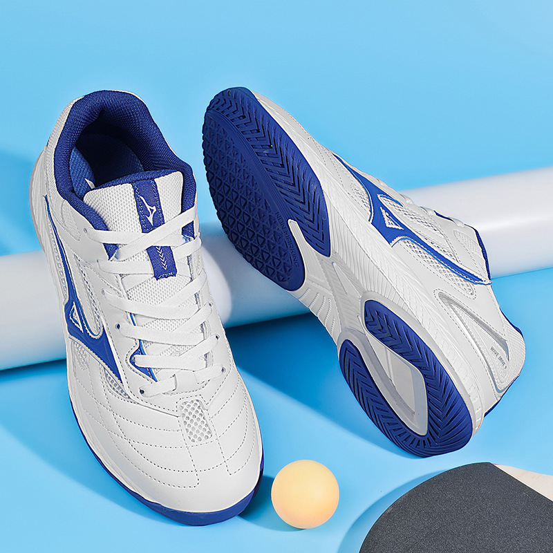 Meizin Table Tennis Shoes Men's Professional Training Lightweight Non-Slip Badminton Shoes Men's Casual Sports Shoes Football Shoes Trendy