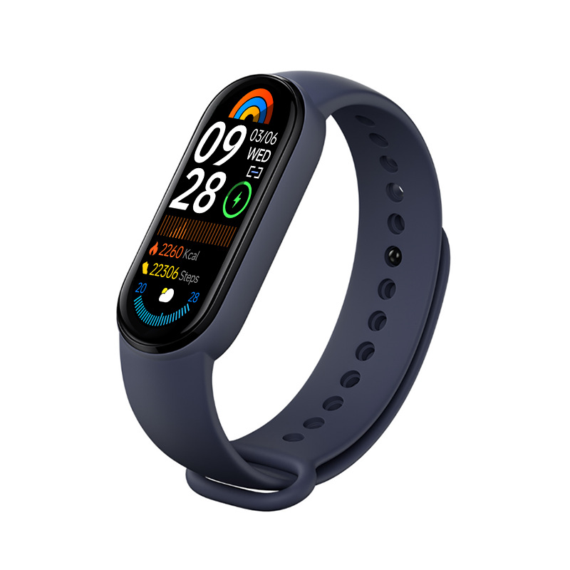 Cross-border hot new M9 sports pedometer smart bracelet smart reminder heart rate blood oxygen sleep monitoring factory gifts