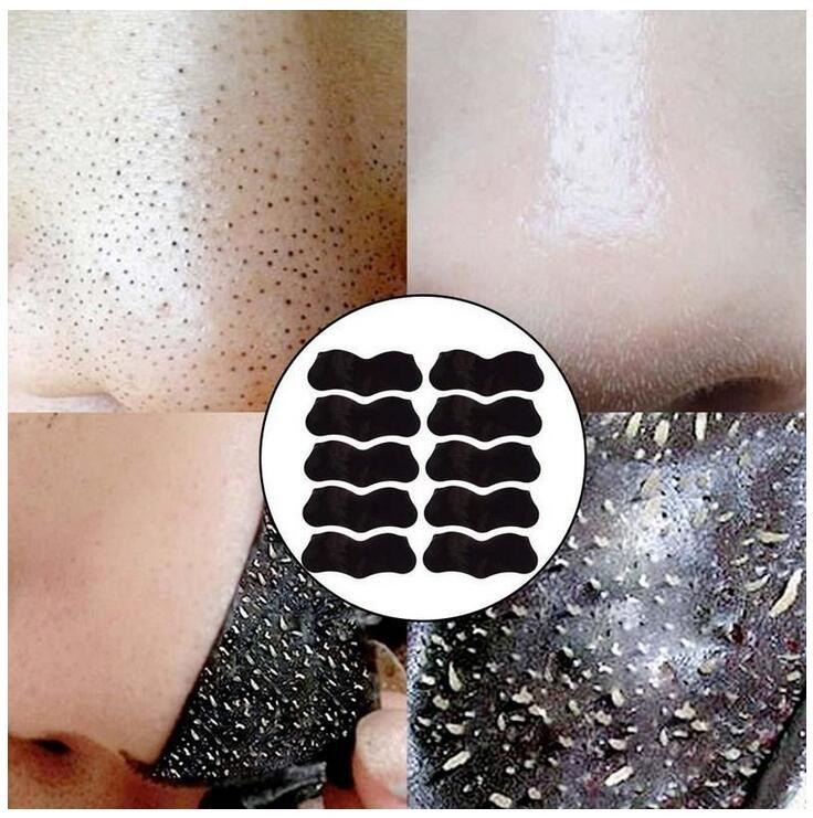 Factory 10 pieces of blackhead removing nasal paste cleaning powder pores blackhead removing nasal membrane