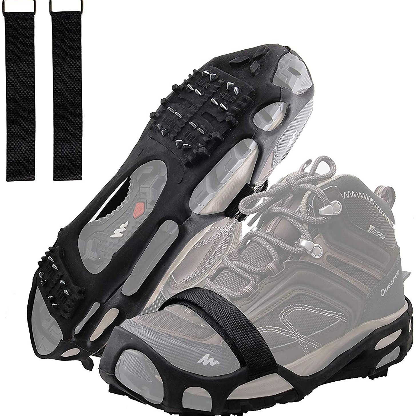 24 Tooth Ice Claw Snow Non-slip Shoe Cover TPE Material Fishing Snow Ice Mountaineering Supplies Winter Essential