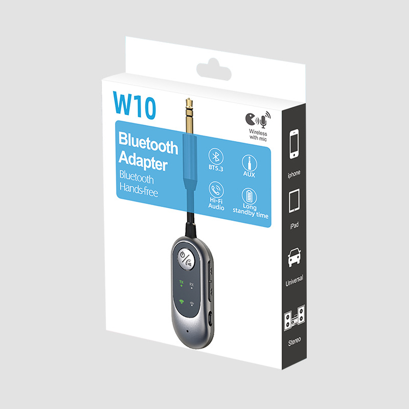 Car FM Bluetooth 5.3 transmitter receiver two-in-one mobile phone audio connection car audio to wireless sound quality