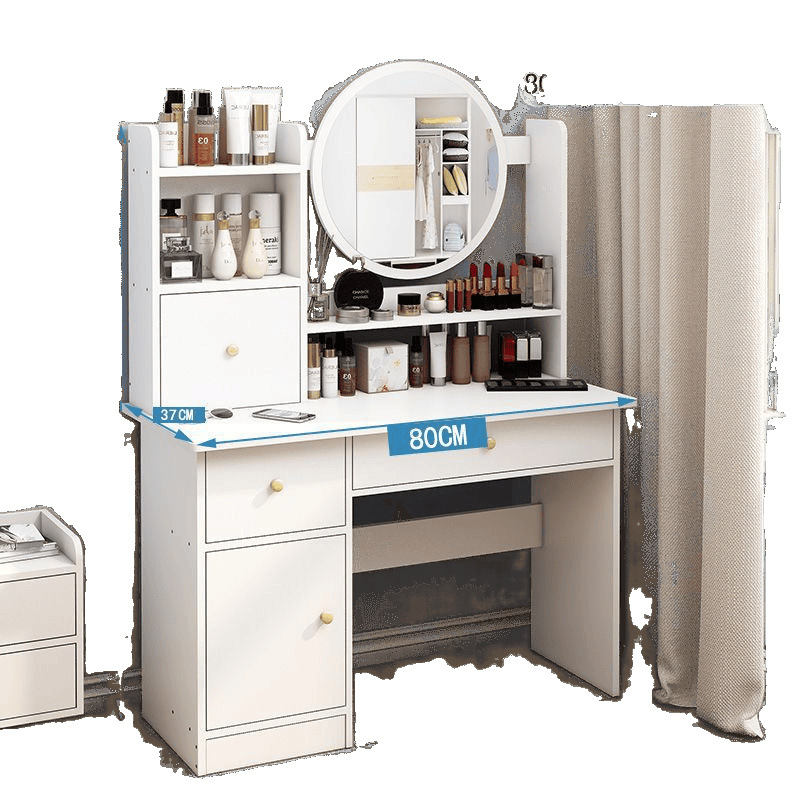 Modern Simple Internet Celebrity Dressing Table Storage Cabinet Integrated Dressing Table Bedroom Small Dressing Table Small Apartment Dressing Cabinet