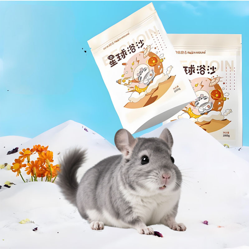 Totoro Bath Sand Small Animal Bath Sand Small Pet Rabbit Chinchilla Guinea Pig Hamster Bath Sand Hamster Bath Sand Bath Supplies