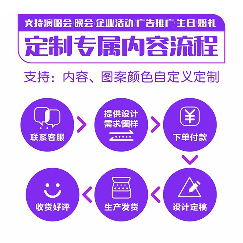 Modern brothers Liu Yuning should aid the lamp head wearing luminous hair band hand lamp fluorescent stick brooch custom peripheral props