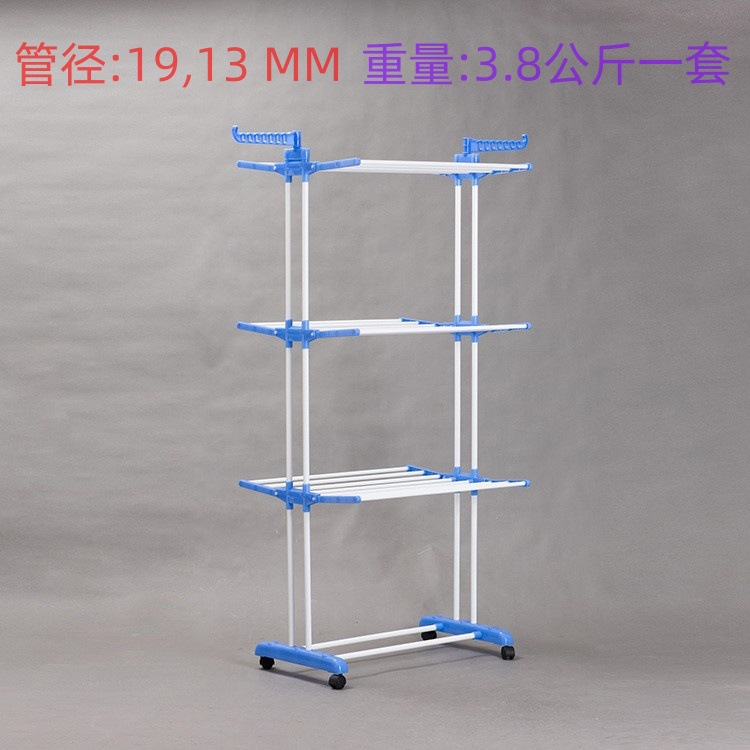 Складная сушилка для одежды, креативная, с колесами, телескопическая