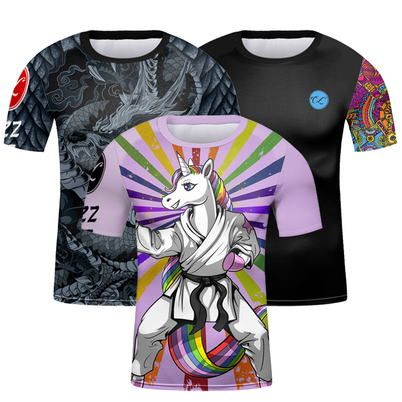 New boys' sports short sleeve outdoor running leisure sports football breathable quick-drying digital exquisite printing