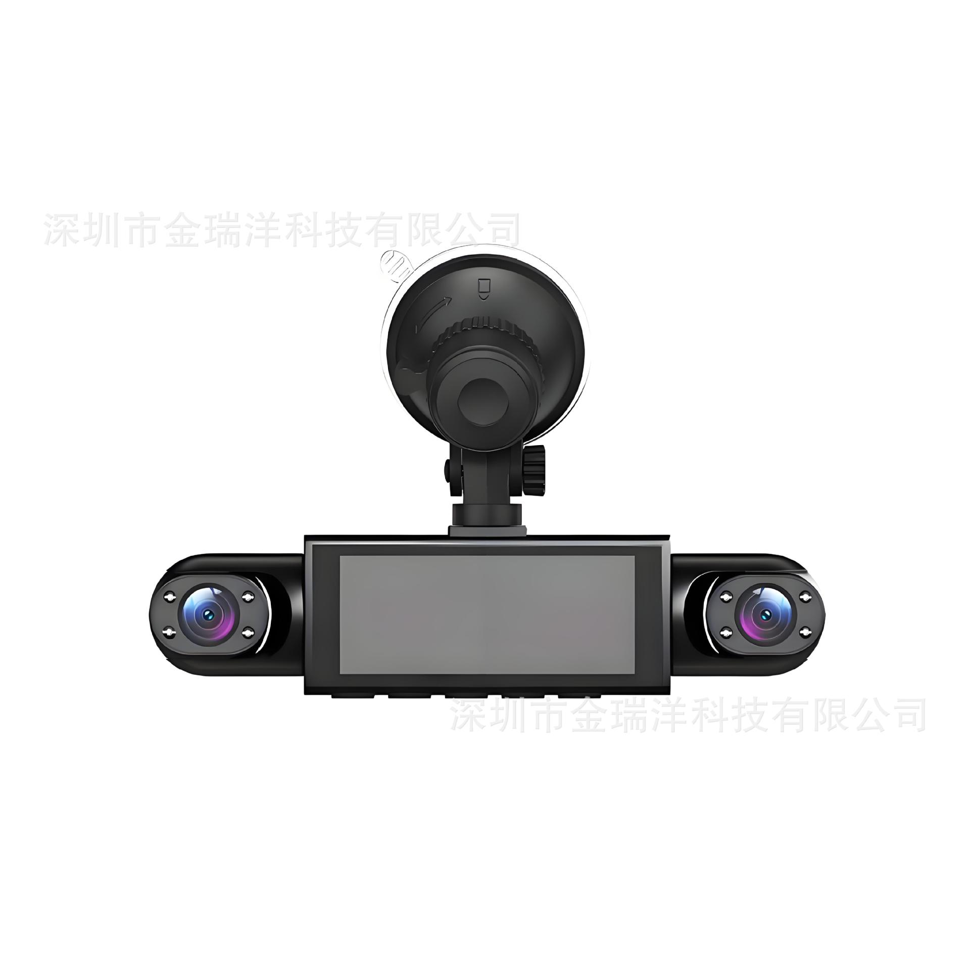 Four-lens monitoring driving recorder HD 1080P car front car left and right car rear with reversing image