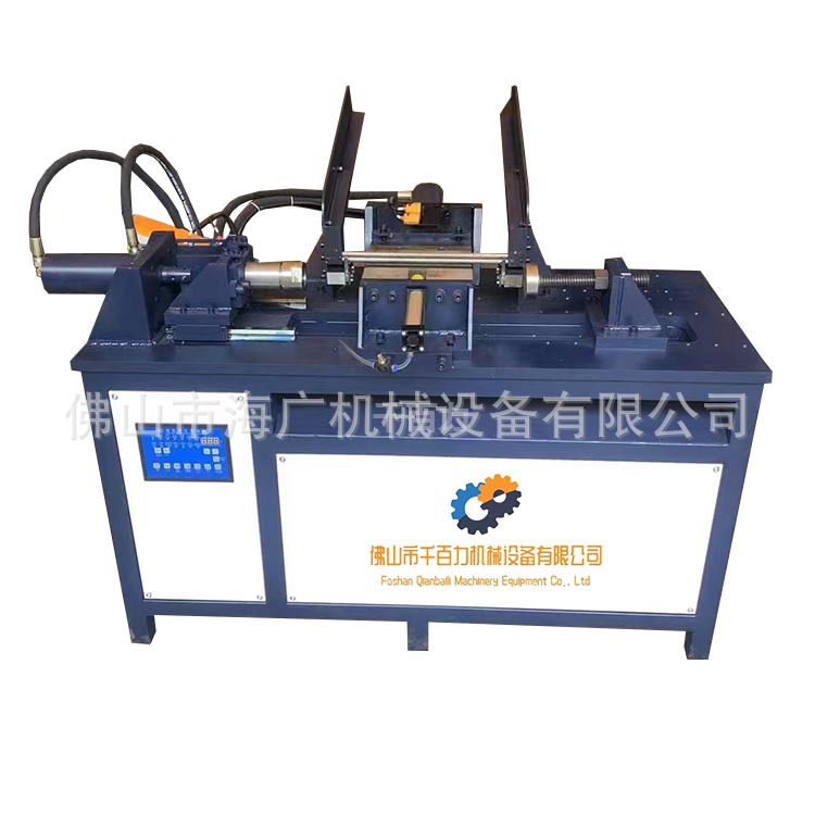 Full-automatic copper-iron-aluminum tube shrinking machine round square tube numerical control automatic feeding single-head shrinking machine flaring machine