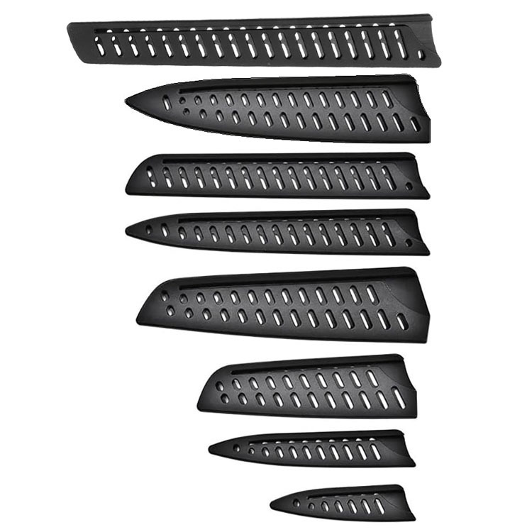 Knives Edges Guards Black Plastic Knife Sheath Multi Size Chef Knife Fruit Knife Knife Set