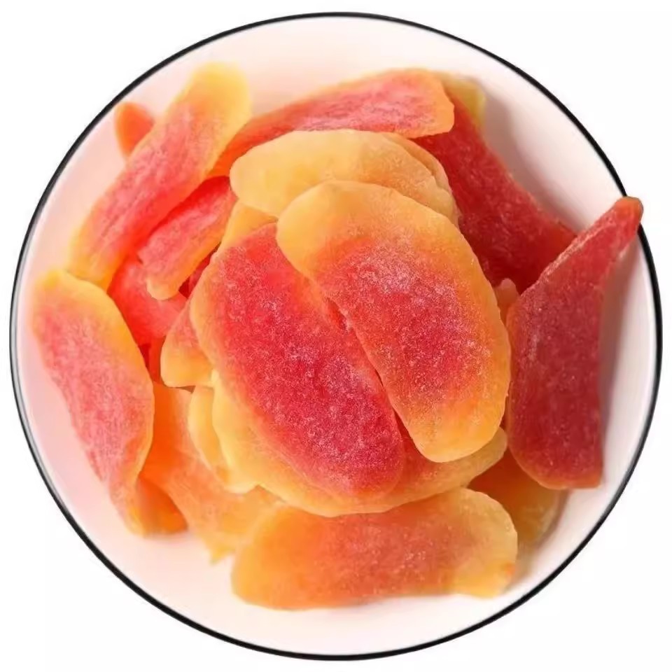 Dried Papaya Thick-Cut Dried Fruit Wholesale Delivery 500g Red Heart Fresh Papaya Slices Snacks Soft and Waxy Bulk