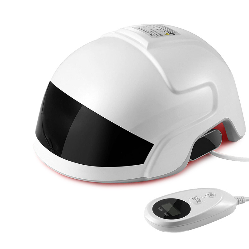 Cross-Border Hot Led Red Light Hair Growth Cap Solid Hair Anti-Hair Loss Hair Care Device Home Scalp Care Artifact
