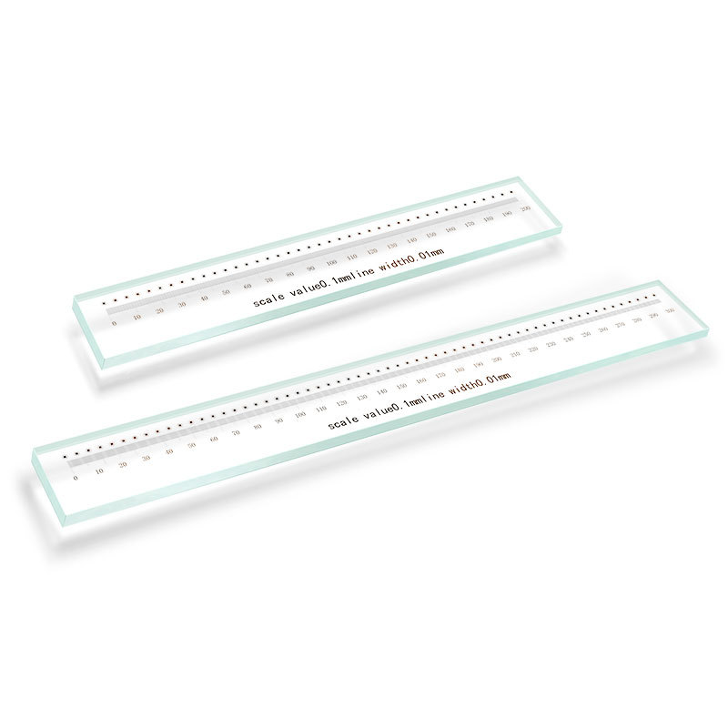 High-precision glass line scale 0-600mm correction glass line scale optical positioning high-precision transparent lithography