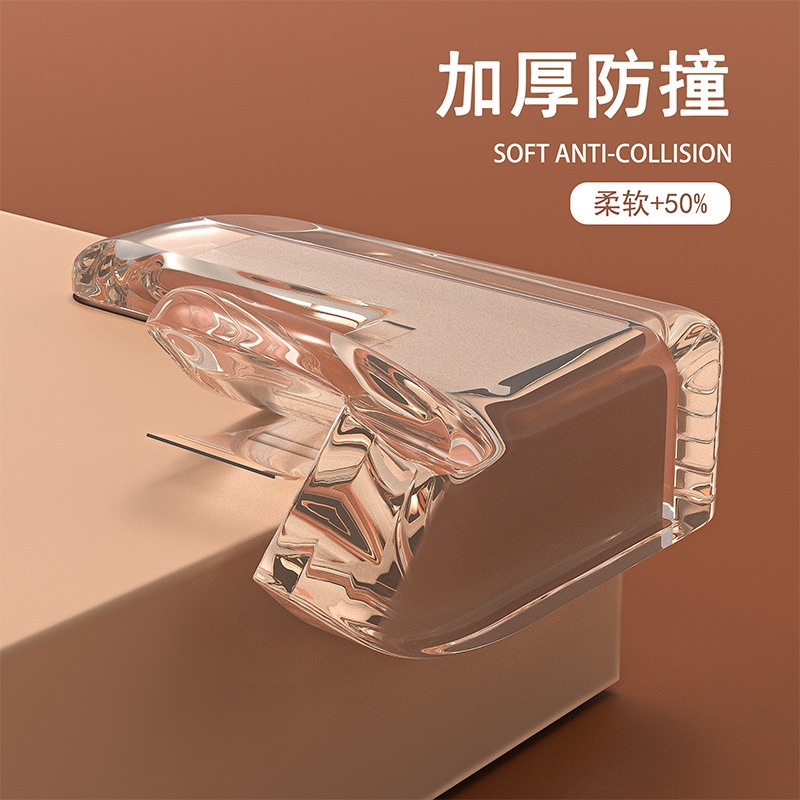 Children's Anti-collision Corner Transparent Anti-collision Anti-collision Corner Protector Coffee Table Furniture Soft Corner Window Table Soft Rubber Protective Cover