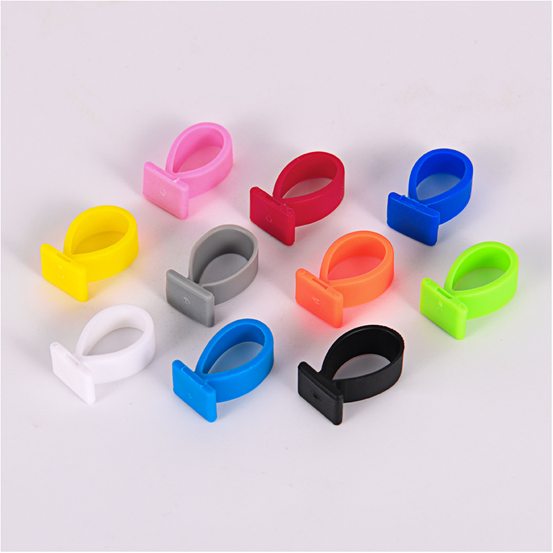 Multi-color packaging box soft glue hook 3C digital accessories packaging box silicone hook carton soft glue small hook