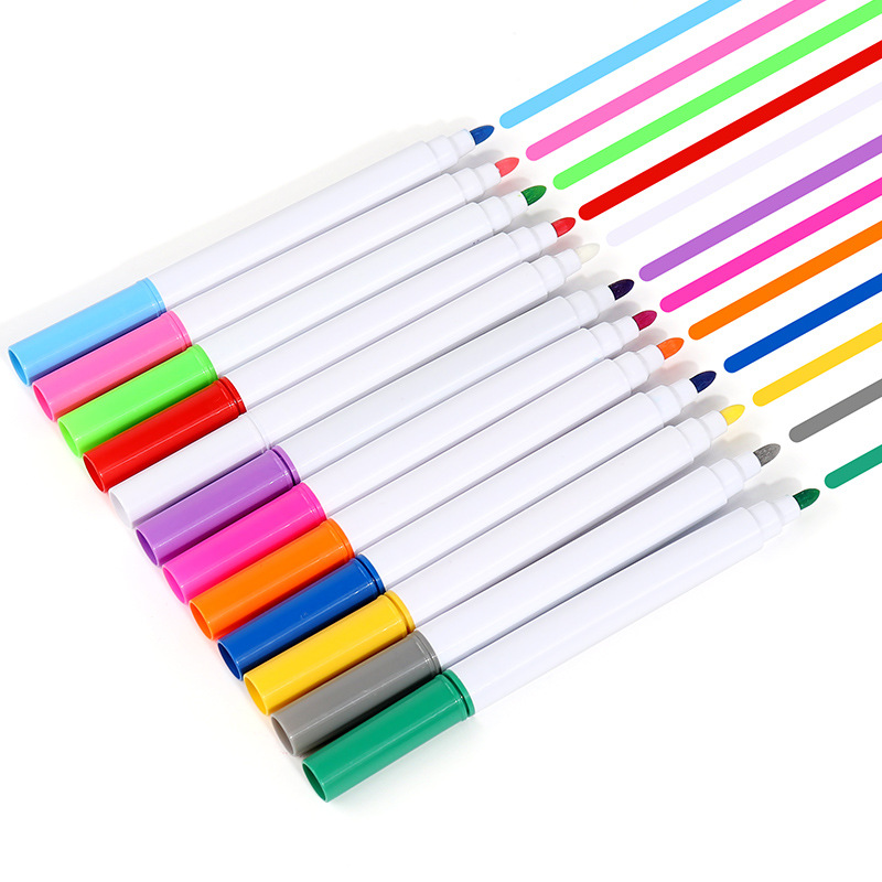 Factory wholesale erasable liquid chalk color mini children graffiti painting acrylic LED fluorescent light board pen