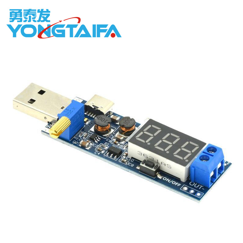 Dc-Dc USB Boost Power Supply Voltage Regulator Module 5V to 3.3V 9V 12V 24V Desktop Power Supply Module
