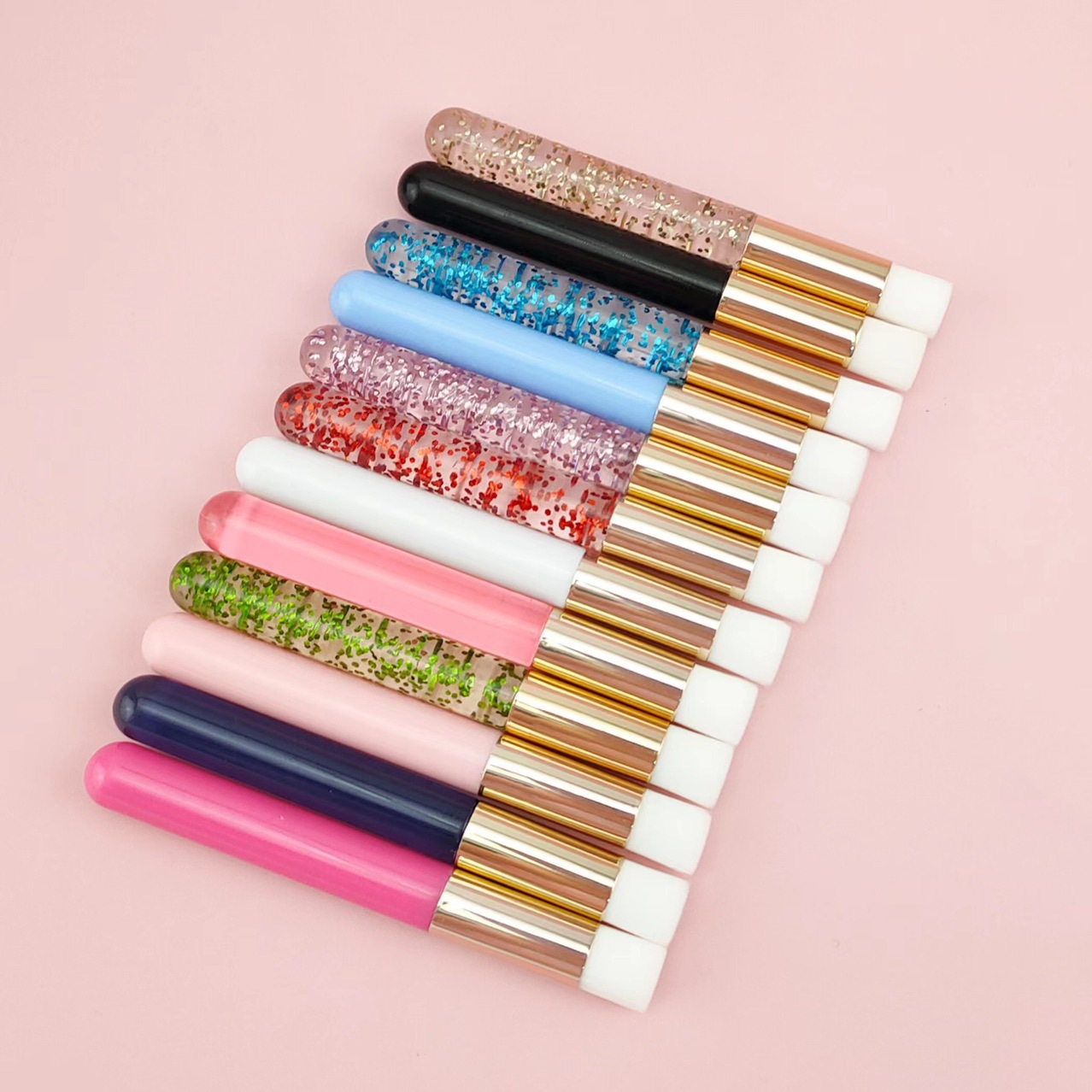 Nose washing brush cleaning mousse brushing blackhead brush flat head cleansing brush acne cleaning brush soft brush