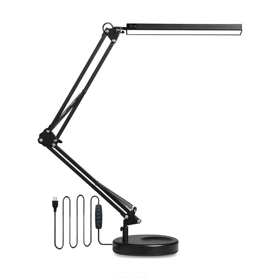 Long Arm Table Lamp One Word Learning Table Lamp Work Lamp Computer Lighting Lamp USB Lamp American Desktop Table Lamp Folding Lamp