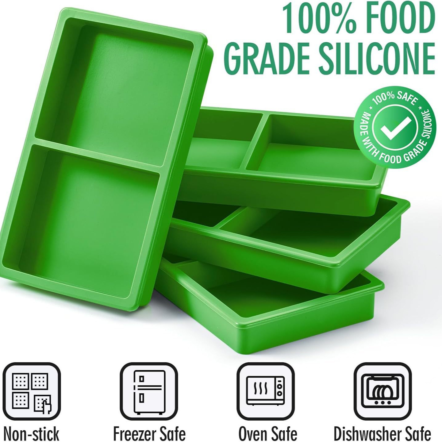 Cross-Border Silicone Tray Partition Baking Mat Suitable for Harvest Right Freeze Dryer Tray Baking Pan