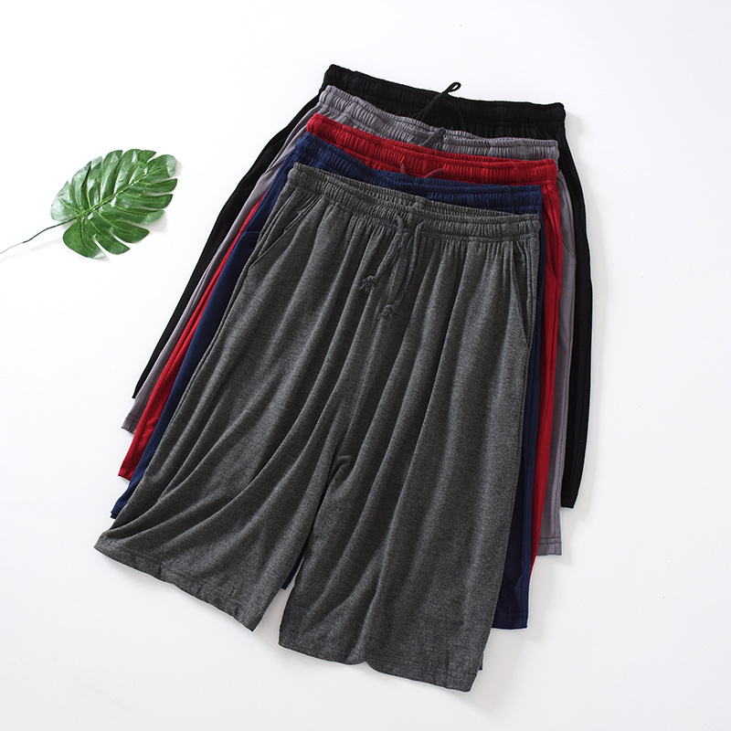Modal Men's Shorts Summer Thin Five-Point Home Shorts Loose Casual Large Size Home Pajamas Beach Pants