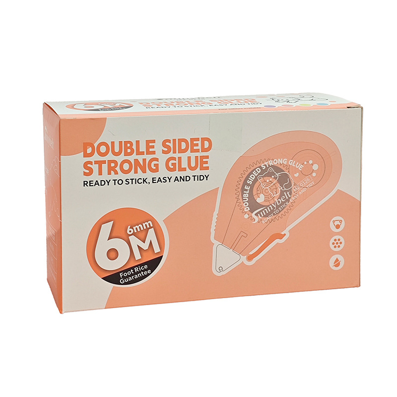 Schbaud dot glue dot double-sided tape correction tape double-sided tape students use hand account smooth transparent tape