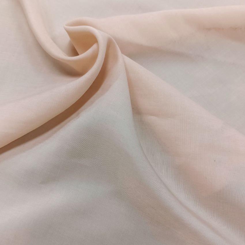 Solid color imitation copper ammonia silk lining fabric light and soft skin-friendly non-elastic silk polyester cotton lining designer fabric