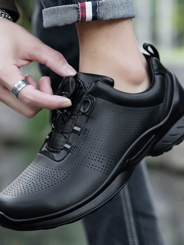 New Automatic Buckle Outdoor Combat Boots Tactical Boots Mountaineering Boots Land Combat Boots Desert Boots Waterproof Quick Response Boots Training Shoes