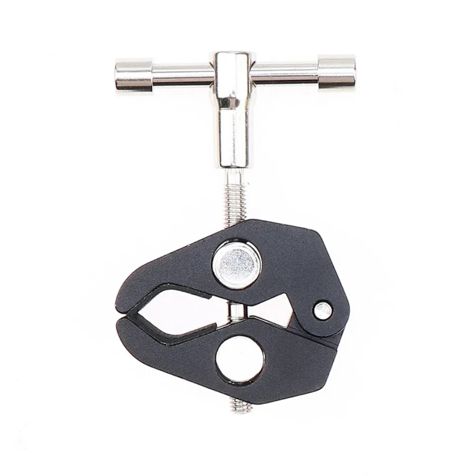 Large Crab Claw Clamp Cnc Metal Desktop Live Broadcast Bracket Round Tube Tripod Additional Camera Phone Bracket Hose Bedside