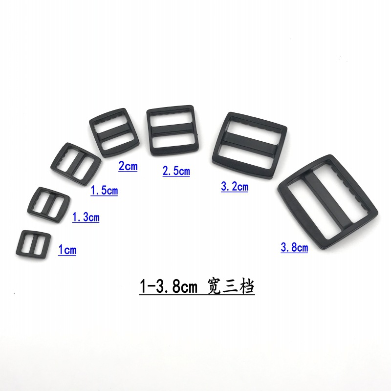 Ready Supply 1-5Cmpom Square Ancient Belt Lock Buckle Two-Speed Buckle Curved Square Buckle Belt Clip Japanese Buckle
