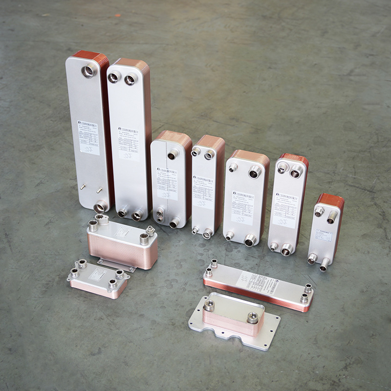 Brazed Heat Exchanger with Various Specifications of Water Air Conditioning Evaporator Air Preheater Cooler Brazed Plate Heat Exchanger