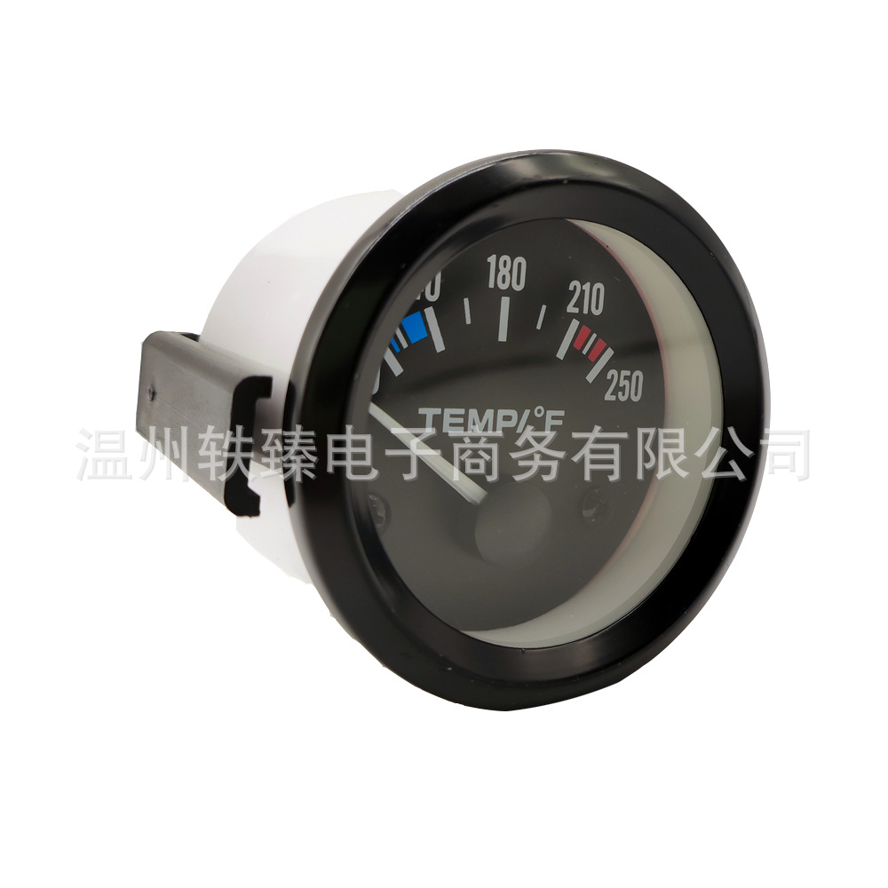 Cross-border hot sale 52MM car modified meter 12V voltage universal Fahrenheit water temperature meter 100-250℉