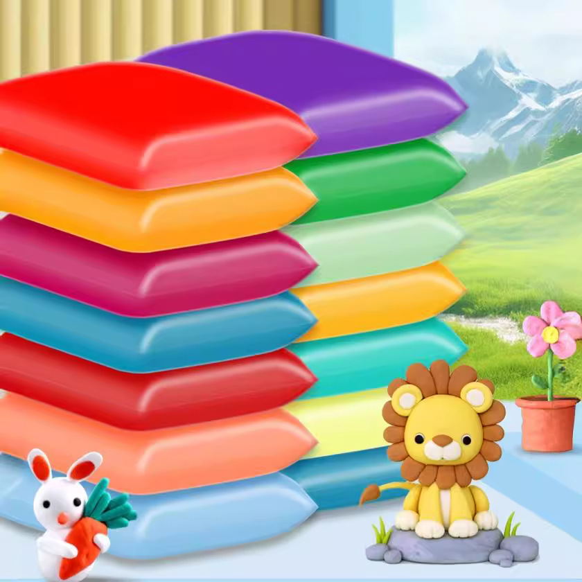 Factory Direct Sales 24 Colors Ultra-Light Clay 100g Light Clay Kidsren's Toys Space Colored Clay Handmade Plasticine 100g