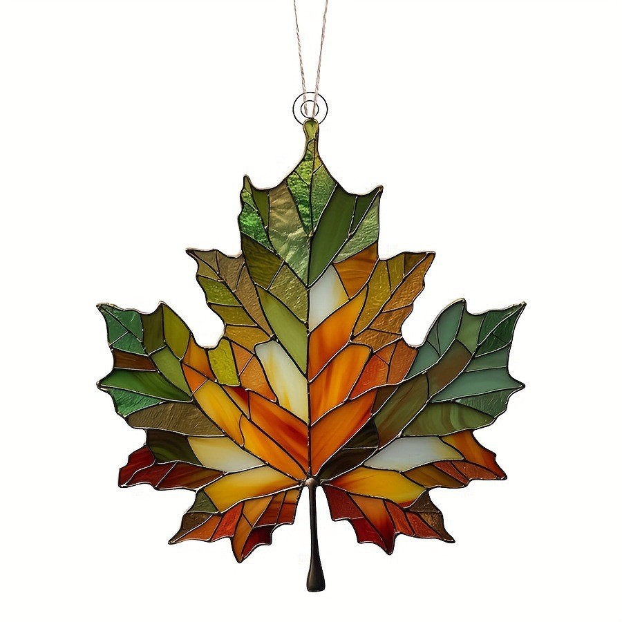 New Acrylic Maple Leaf Thanksgiving Decorations