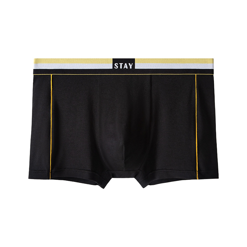 Zake/Zake Spot Wholesale Stay New Men's Underwear Men's Modal Cotton Mid-Waist Boxer Briefs Young Men