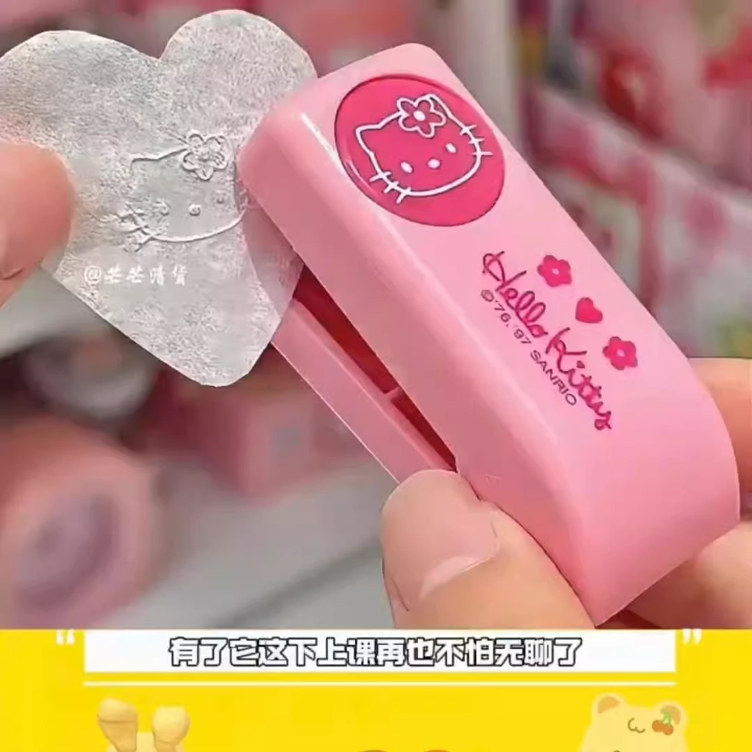 Модный мультяшный металлический тиснитель для учеников начальной школы, девочек, хеллоу китти, тиснение, перфорация