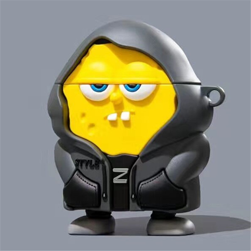 New AirPods 4Th Generation Cartoon Silicone Soft Protective Cover Suitable for Apple Wireless Bluetooth Headphone Case Hot Sale in Foreign Trade