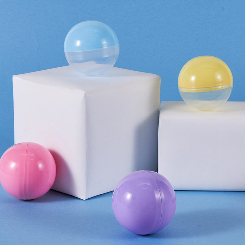 in stock Wholesale 45mm Gashapon Toys Commercial Children's Toy Accessories Translucent Full Transparent Gift Ball Shell