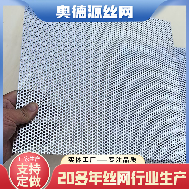 Перфорированная сетка из нержавеющей стали для декоративного строительства, перфорированная панель с круглыми отверстиями, фильтрующая сетка