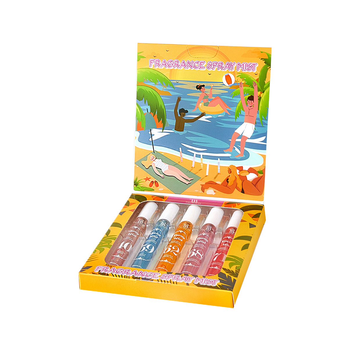 Foreign Trade Cross-Border Tao Beauty Fragrance Spray Beach Digital Perfume Set Beach Perfume Hair Spray